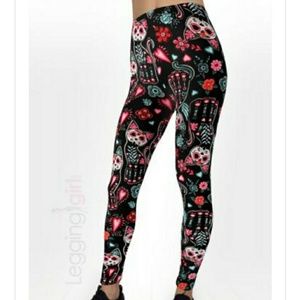 ☠🐱 Skelokitty Leggings